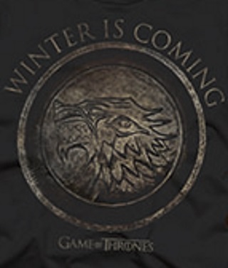 (image for) Winter is Coming House Stark T-Shirt - Click Image to Close